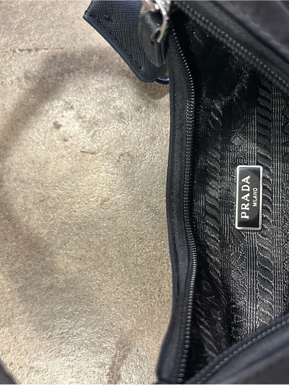 Prada Black Nylon 2000 Re-Edition Mini Shoulder Bag - Picture 2 of 4